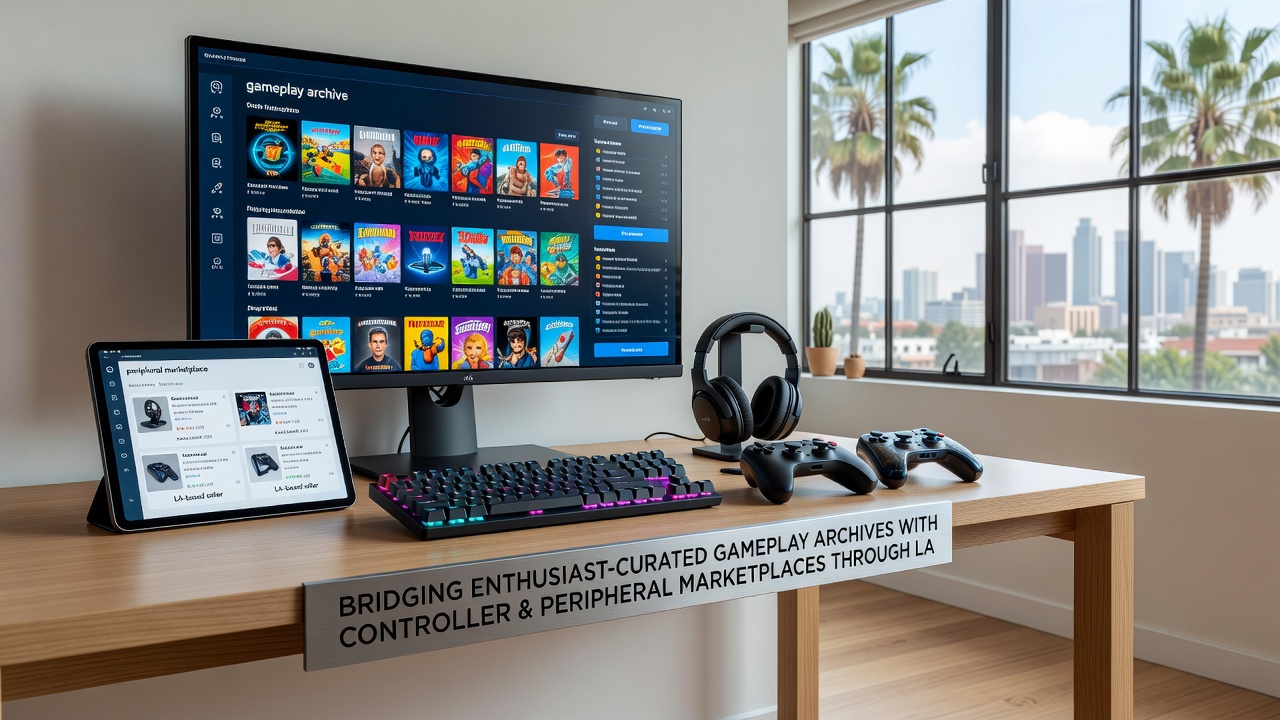 Detailed view of navigation layers linking archives to peripheral product pages on a regional gaming hub