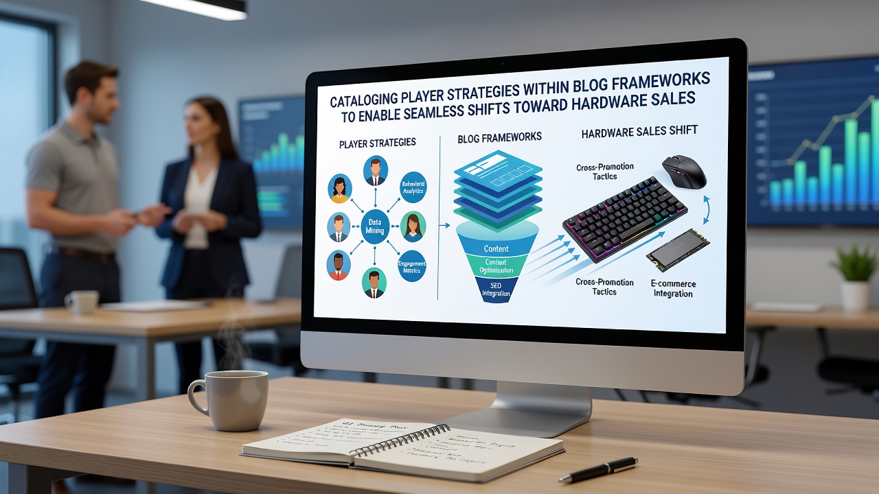 Mid-article view of strategy catalog linking to hardware purchase options in a blog interface