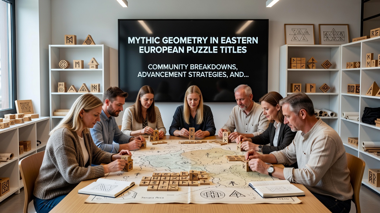 Players discussing geometric strategies on a community forum with marketplace gear recommendations visible