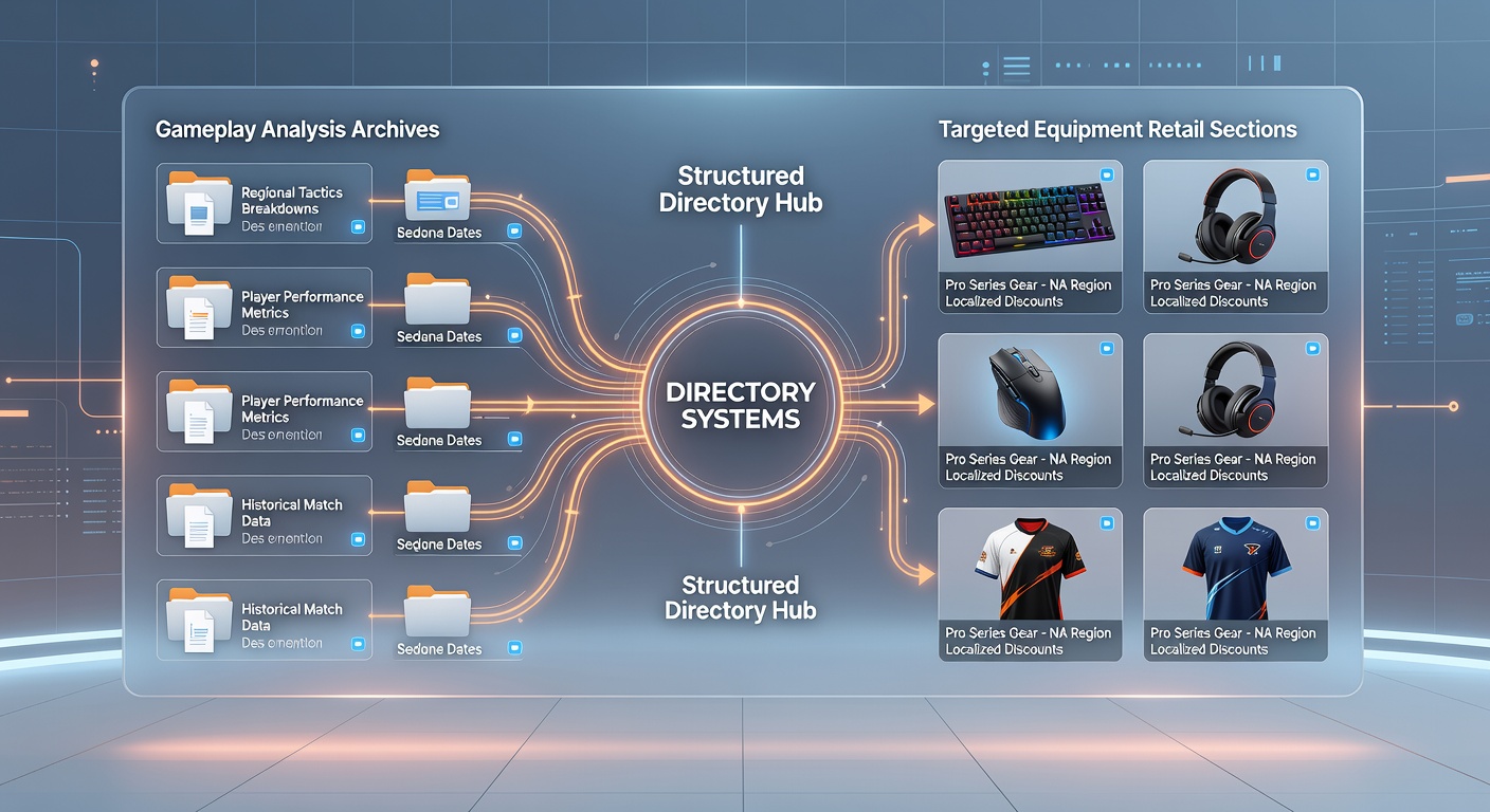Overview of structured directory systems linking gameplay archives to equipment retail on regional platforms