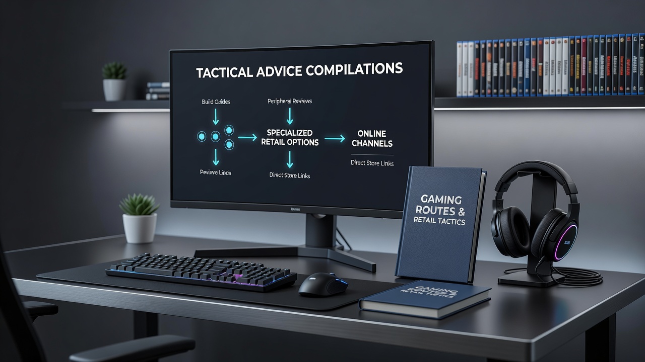 Example of a gaming index routing tactical advice to specialized retail products